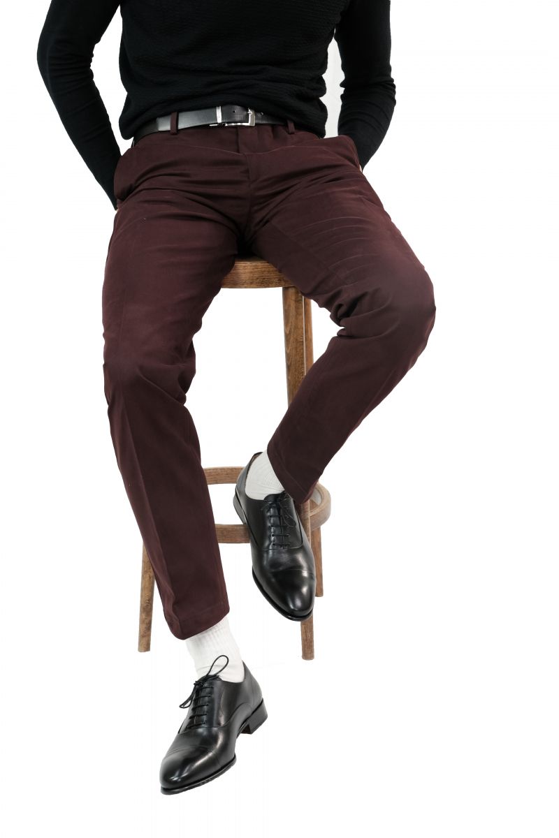 Pantalon de ville homme couleur safran - Gianni Ferrucci