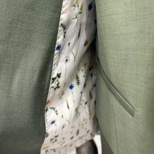 Costume 3 pièces vert texturé - image  on https://gianniferrucci-tlse.fr