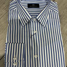 chemise à rayure bleu - image  on https://gianniferrucci-tlse.fr