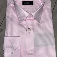 chemise rose à rayure fine - image  on https://gianniferrucci-tlse.fr