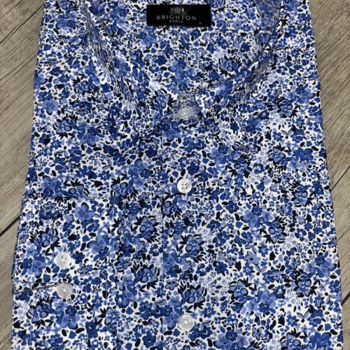 chemise à rayure bleu - image  on https://gianniferrucci-tlse.fr