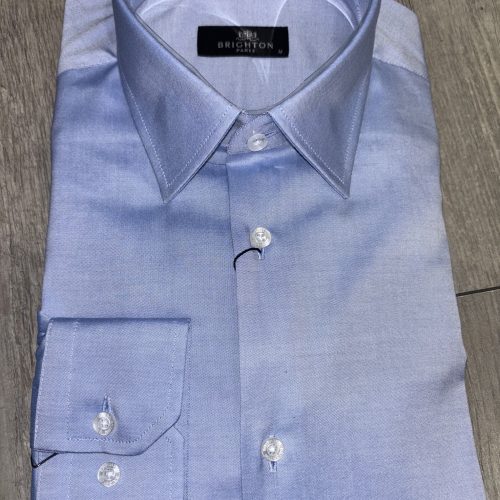 chemise à rayure bleu - image  on https://gianniferrucci-tlse.fr