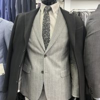 Blazer bleu marine clair, tissu ZIGNONE - image  on https://gianniferrucci-tlse.fr