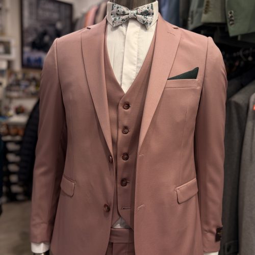 costume trois pièces à doublure fleurie - image  on https://gianniferrucci-tlse.fr